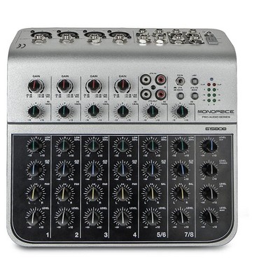 Photo 1 of Monoprice 8-Channel Audio Mixer with USB I/O