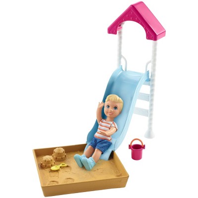 barbie skippers babysitter stroller playset with doll