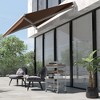 Outsunny Manual Retractable Awning Sun Shade Shelter for Patio Deck Yard with UV Protection and Easy Crank Opening - 2 of 4