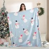Christmas Plaid Blanket Soft Flannel Throw Blanket for Couch and Bed, Christmas Gift. - 2 of 4