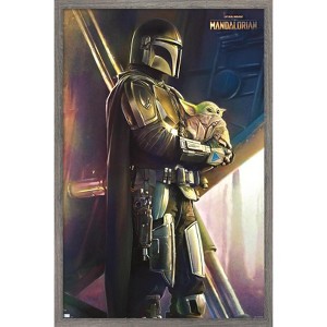 Trends International Star Wars: The Mandalorian - Held Framed Wall Poster Prints - 1 of 4
