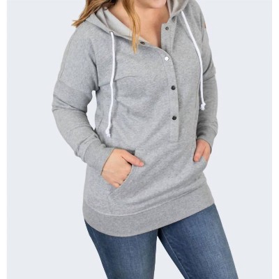 Women's Hailey Button Snap Hoodie - Michelle Mae