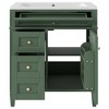 NicBex 30" Bathroom Storage Cabinet with Sink, Bathroom Vanity, 2 Drawers and 1 Spacious Cabinet Door for Bathroom - 3 of 4