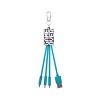 GEMS Novelty 3-in-1 Keychain Charging Cable - 2 of 3