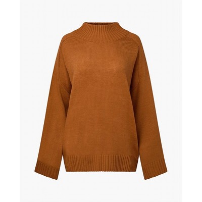 Women's OVERSIZED FUNNEL NECK SWEATER - WE WORE WHAT