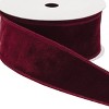 Mauve Red Wired Ribbon 2.5" x 10 Yds. - 3 of 3