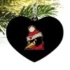Youngstown State Secondary Logo Heart Love Wood Christmas Tree Holiday Ornament - 2 of 3