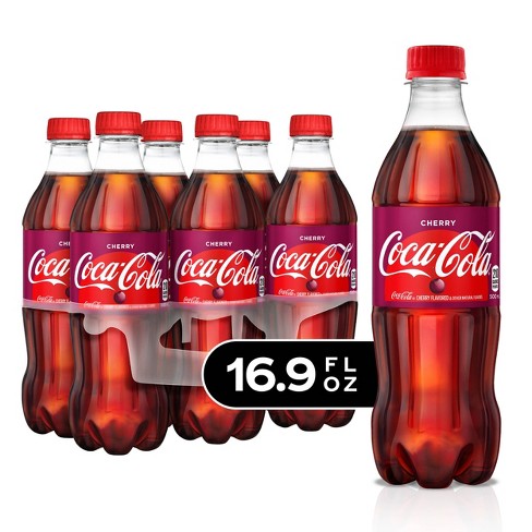 target cherry oz coca cola fl soda grocery 6pk bottles