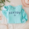 Simply Sage Market Seaside Anchor Lightweight Garment Dyed Sweatshirt - M - Chalky Mint - 3 of 4