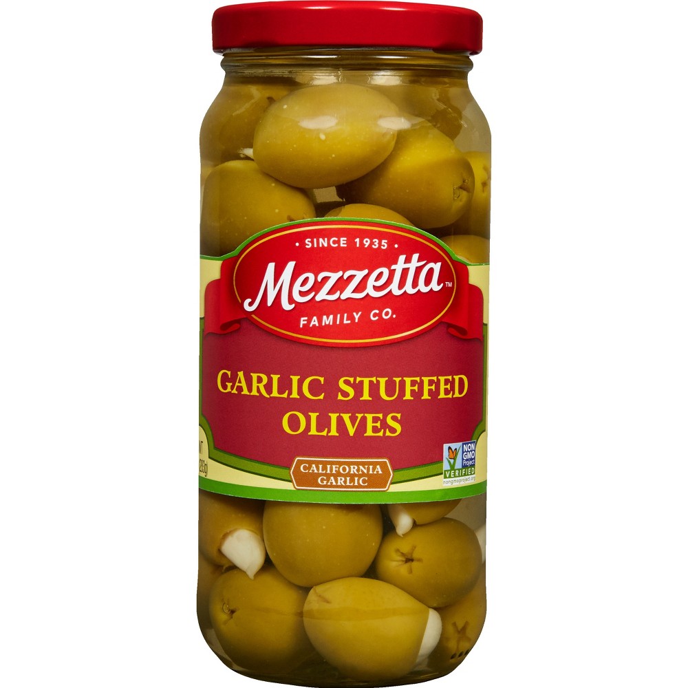 GARLIC STUFFED OLIVES