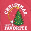 Boys' - Peanuts - Christmas Is My Favorite Short Sleeve Graphic T-Shirt - 2 of 4