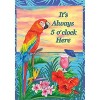 Briarwood Lane Garden Flag 12x18 For Outdoor Always 5 O'clock Summer For Summer Garden Flag Flags For Outside - 3 of 4