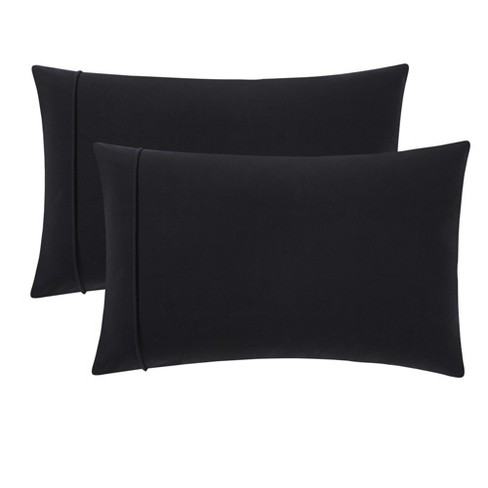 Solid Flannel Pillowcases set Of 2 Ultra Soft By Sweet Home Collection King Black Target