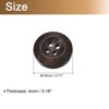Unique Bargains Wooded Sewing DIY Craft Clothing Sewing Round Buttons 50 Pcs - 2 of 4
