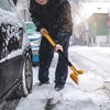 Costway Portable Aluminum Snow Shovel Adjustable Length W/Anti-Skid Handle & Large Blade - 3 of 4