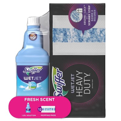 Swiffer WetJet Pad & Liquid Bundle Pack - 42.2 fl oz/12ct