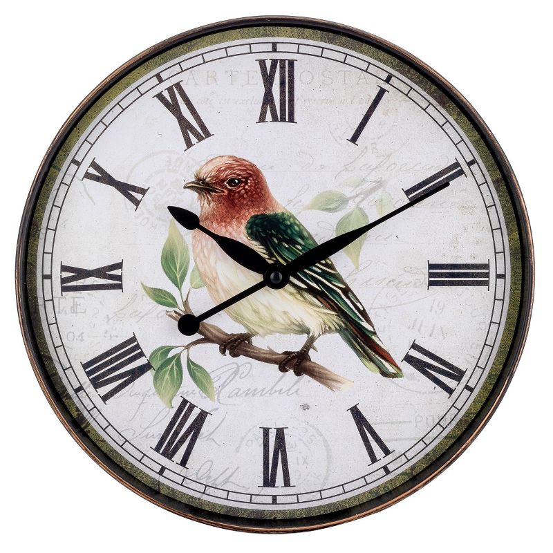 12&#34; Wall Clock with Bird Themed Dial - Westclox, 1 of 6