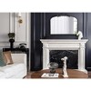 Ridstar 40 in. W x 31 in. H Black Arched Bathroom Mirror - 3 of 4