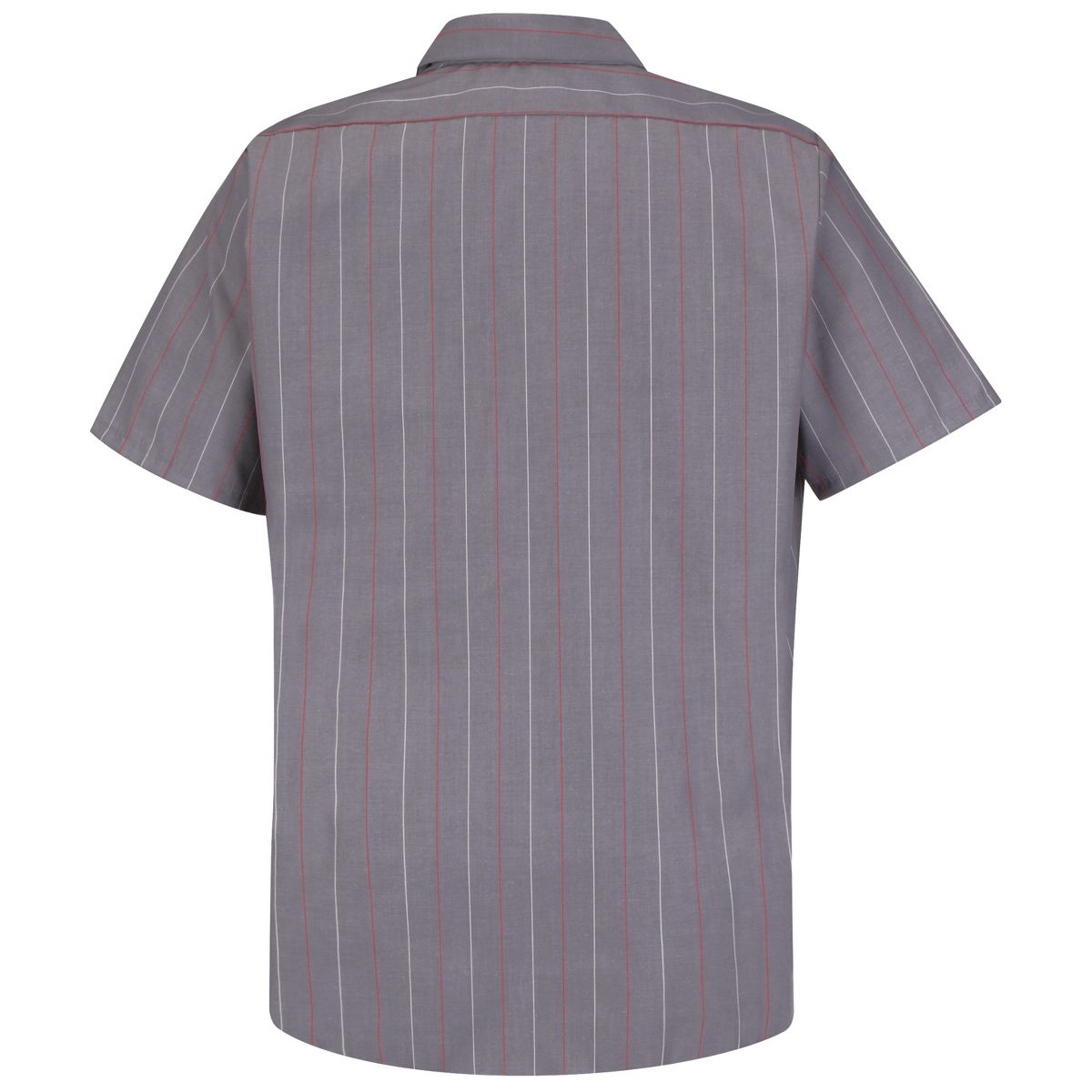 Red Kap Men's Short Sleeve Industrial Stripe Work Shirt - thumbnail 2