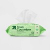 Fresh Cucumber Baby Wipes- up&up™ (Select Count) - 4 of 4