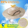 Tirrinia Reflective Wide Brim Sun Hat for Men Women, Lightweight Fishing Safari Cap with UPF 50+ Protection - 2 of 4