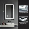 Dovelina LED Bathroom Vanity Mirror Rectangle Wall Mirror with Beveled Edges - 4 of 4