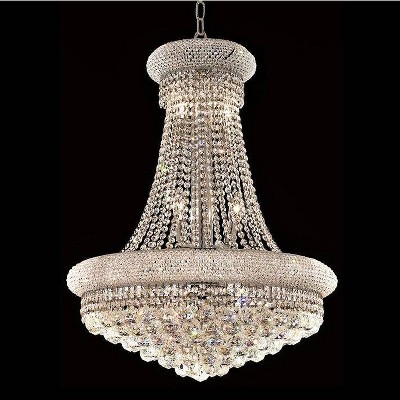 Elegant Lighting Primo Collection 28" Wide Royal Cut Crystal Chandelier