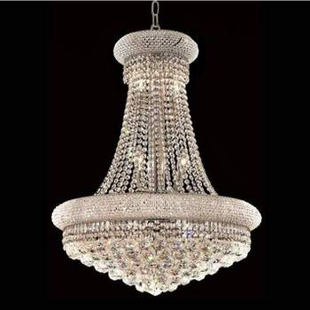 Elegant Lighting Elegant Primo Collection 28" Wide Royal Cut Crystal Chandelier
