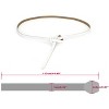 INSPIRE CHIC Women's Skinny Waistband No Buckle Fit to Dress Adjustable Belt - 3 of 4