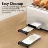 Kismile 4 Slice Toaster, 6 Shade Options | Countertop Kitchen Essentials | 1500 watt, Stainless Steel - 3 of 4