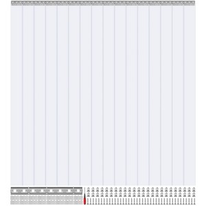 VEVOR Strip Curtain 16PCS, 96" Height, 96" Width, 0.08" Thickness, Clear Smooth Plastic Door Strips,PVC Strip Door Curtain Freezer Curtain - 1 of 4