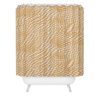 Dune Dots 3 Shower Curtain - Deny Designs