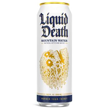 Liquid Death 100% Mountain Water - 19.2 fl oz Can