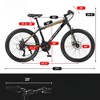 DSVIMOY Bicycles, 26 inch Mountain Bike for Adult and Teenagers, 21-Speed Mountain Bike with Disc Brakes, Orange, 71"*25"*39.3" - 2 of 4