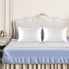 PiccoCasa 85GSM Satin Luxury Silky Envelope Closure Pillowcases 2 Pcs - 2 of 4