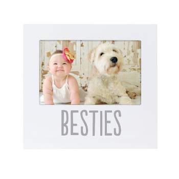 Pearhead Baby and Friend Besties Frame - White 4"x6"