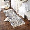 Design Imports Medallion Textured Fringe - French Blue - 2 Ft 3 In X 6 Ft - 3 of 4