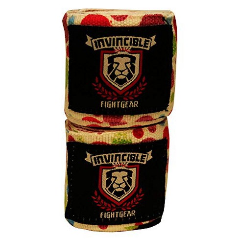 Vendas Elásticas Para Manos Amber Fight Gear - 200 Pulgadas, Cierre De Velcro