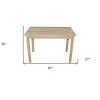 HomeRoots 48" Natural Solid Wood Dining Table - 3 of 4