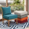 Gymojoy 24x24x6" Outdoor Cushion Patio Chair Furniture Cushion 28D High Density Sponge Cushion with Removable Cover Cushion Replacement - 3 of 4