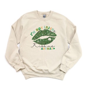 Simply Sage Market Women's Graphic Sweatshirt Kiss Me Anyway - 1 of 3