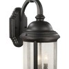 Minka Lavery Modern Outdoor Wall Light Fixture Multi Step Black 18 1/2" Curved Seeded Glass for Post Exterior Barn Deck Porch Yard - 3 of 3