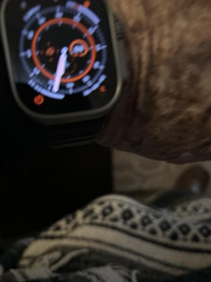 Apple Watch Ultra [GPS + Cellular 49mm] Smart Watch w/Rugged Titanium Case  & Midnight Ocean Band. 