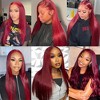 Jessie's Wig 22 Inch Straight Wig 6x5 Pre Cut Lace #99J 1 Pc/Pack - 2 of 4