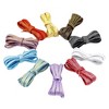 INSPIRE CHIC Glitter Shiny Metallic Wavy Flat Shoelaces for Sneakers 2 Pair - 2 of 3