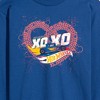 Men's - Hot Wheels - XOXO Heart Long Sleeve Graphic T-Shirt - 2 of 4