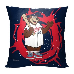 18"x18" MLB Minnesota Twins Mascot Printed Decorative Throw Pillow - 1 of 4