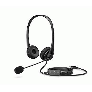 HP Stereo USB-A Headset G2 - Flexible boom mic that blocks background noise - In-Line volume control and mute - Simple USB-A connection