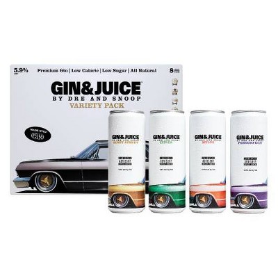 Gin & Juice Variety - 8pk/355ml Cans