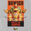 Men's The Super Mario Bros. Movie Bowser King of the Koopas Poster T-Shirt - image 2 of 4